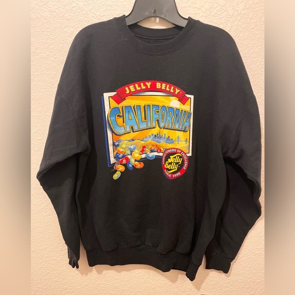 Vintage Black Jelly Belly California Sweater - Picture 1 of 3